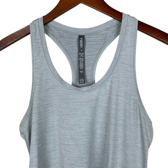 Vuori Lux Performance Tank Top Grey Racerback VW108 Women's M - Picture 2 of 8